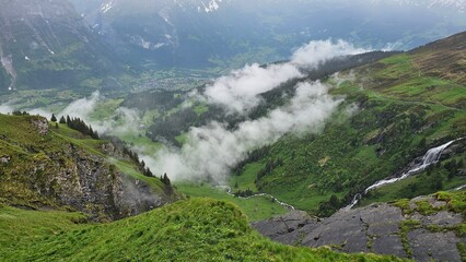 view from the top of the mountain
