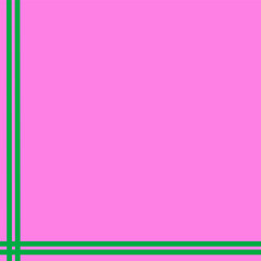 pink background with a green frame