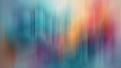 Abstract vertical streaks of cool and warm colors blending softly Keywords: abstract, background,...