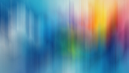 Abstract vertical streaks of cool blues and vibrant rainbow colors Keywords: abstract, background,...