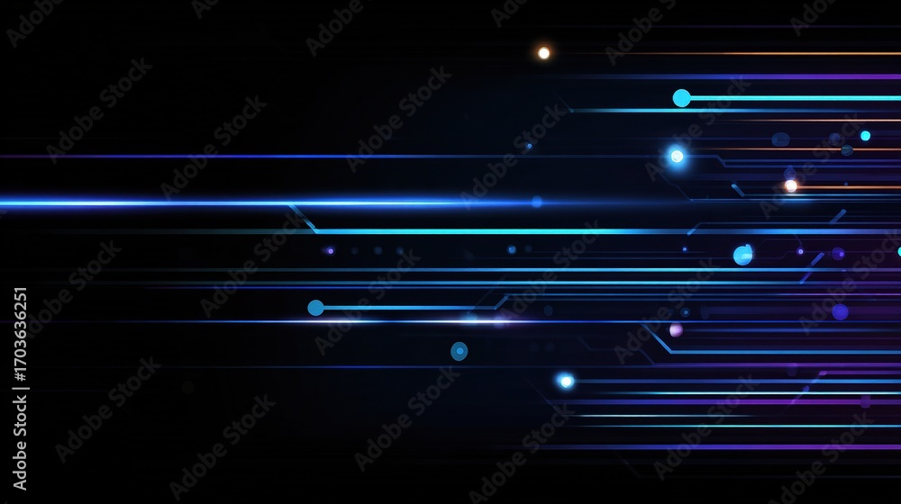 Aufkleber futuristic black technology line backgrounds， feature precise tech-inspired lines，ideal for app desi