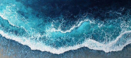 High-angle view of ocean waves (1)