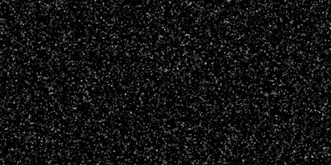 Fototapeta premium Snowfall Bokeh Lights on Black Background, Shot of Flying Snowflakes in the Air. Falling snow isolated on pure black background. Shiny luxury black glitter texture surface background.