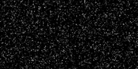 Snowfall Bokeh Lights on Black Background, Shot of Flying Snowflakes in the Air. Falling snow isolated on pure black background. Shiny luxury black glitter texture surface background.