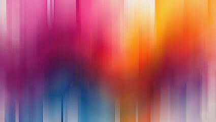 Abstract Vertical Streaks of Vibrant Pink Purple Blue Yellow and Orange Colors Keywords: abstract, background, color, gradient, vertical, streaks, blur, motion, vibrant, pink, purple, blue, yellow