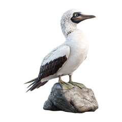 Elegant nazca booby isolated on transparent background, a stunning wildlife portrait showcasing the beauty of nature