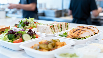 Healthy Takeaway Meals from a Deli Counter