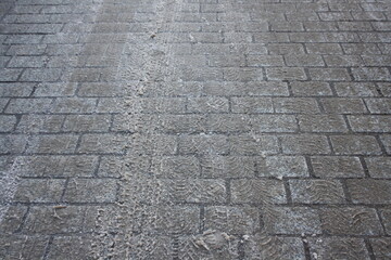 stone block paving
