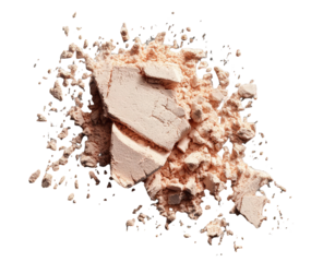 Light peach powder explosion