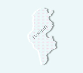 Elegant Tunisia map — perfect for education, cultural branding, and travel design.