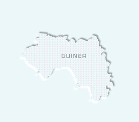 Modern Guinea map — perfect for educational resources, design work, and cultural presentations.