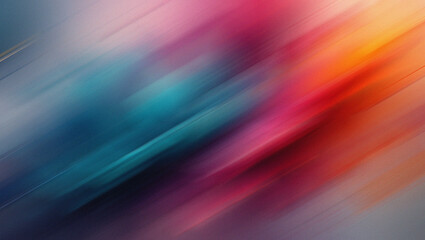 Diagonal Streaks of Blue Teal Pink and Orange Abstract Background Keywords: abstract, background, diagonal, streaks, motion blur, color, gradient, blue, teal, pink, magenta, purple, orange, red