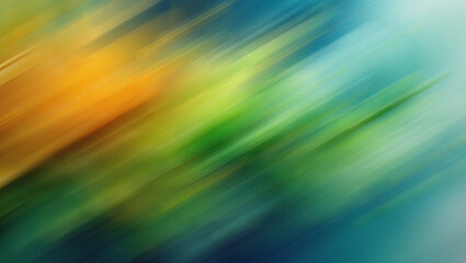 Diagonal Streaks of Orange Yellow Green and Blue Abstract Motion Blur Background image photo