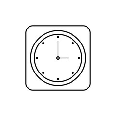 Icon a Wall Clock, isolated against a clean background.