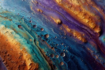 Abstract alien landscape