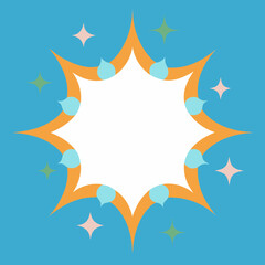 Obraz premium Vector illustration of a sun with decorative elements