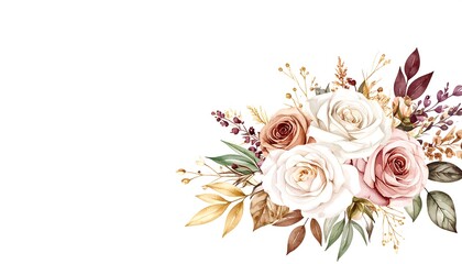 Autumnal floral arrangement