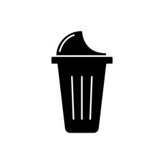 Icon a Trash Bin, isolated against a clean background.