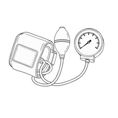 manual sphygmomanometer (blood pressure monitor)