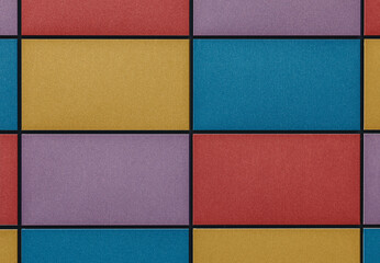 Colorful Geometric Rectangle Grid Background