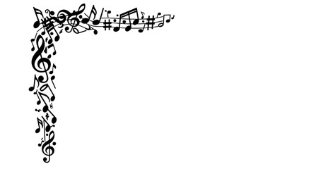 Musical Notes Corner Design