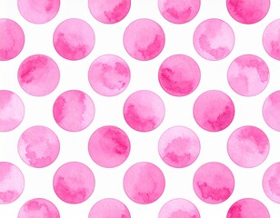 seamless pattern with pink circles