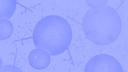 Aqua Blue Bokeh Circle Seamless Glowing Abstract Background.