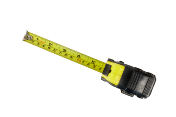 measuring tape isolated on white or transparent png