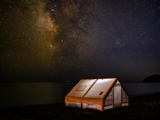 night sky with stars