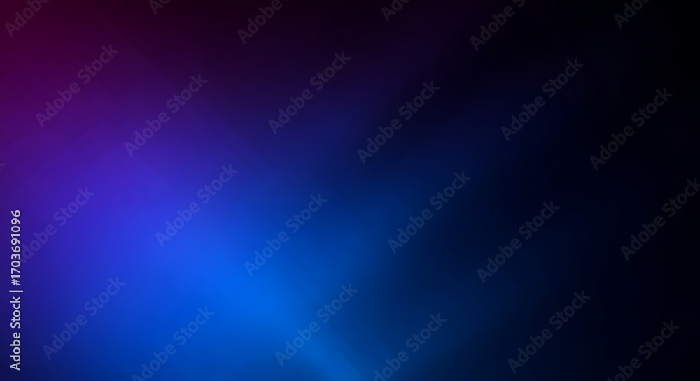 Poster dark blue and purple gradient with light rays and subtle texture abstract background