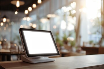 Point of sale terminal in a cafe