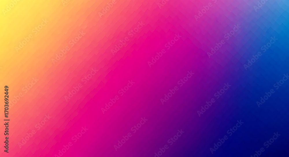 Poster diagonal gradient of yellow orange pink and blue with pixelated texture abstract background