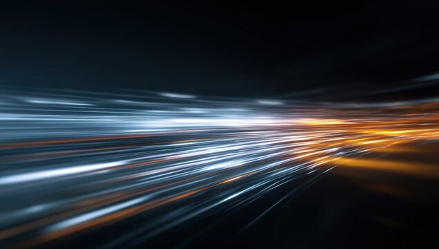 Abstract speed lines with streaks of light
