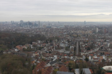 aerial view of the city