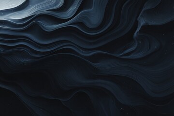 Obraz premium Abstract dark flowing lines