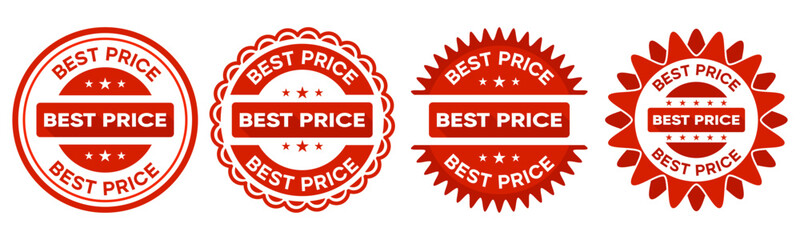 Best Price Badge Label Design for Marketing and Sales Promotions