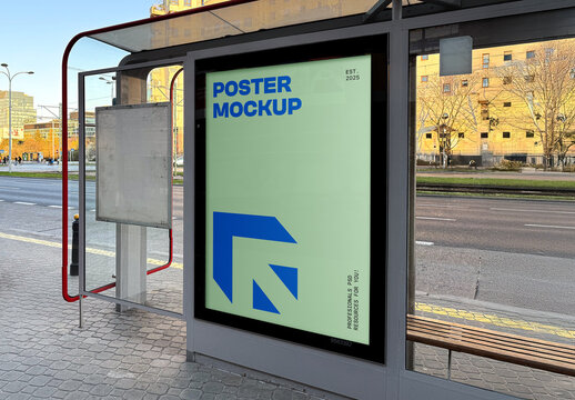Citylight wiht Frame Mockup