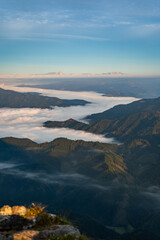Hochlantsch Sonnenaufgang - Teichalm - Naturpark Almenland - Oststeiermark - Herbst - Nebelreißen