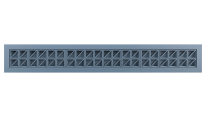 Monochromatic geometric lattice with repeating triangular patterns on transparency