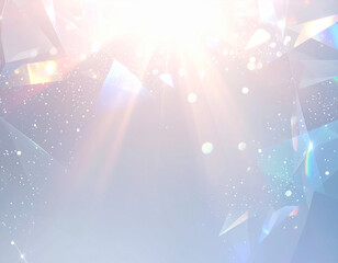 プリズムライト キラキラ 背景 テクスチャ グラフィック抽象背景素材 Generative AI