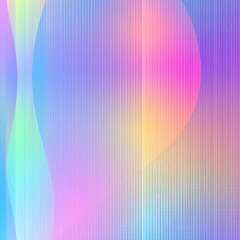 Dreamy Abstract Composition with Pastel Circles and Lines