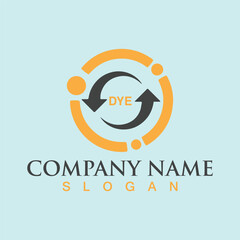Obraz premium Initial letter vector logo design for company branding