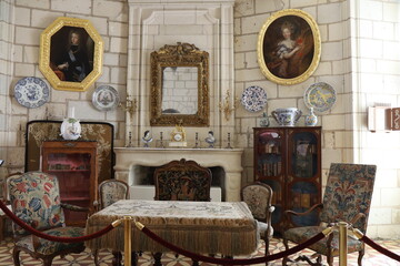 Le château de Saumur, musée des arts décoratifs et musée du cheval, ville de Saumur, département du Maine et Loire, France