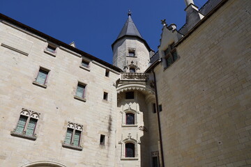Le château de Saumur, musée des arts décoratifs et musée du cheval, ville de Saumur, département du Maine et Loire, France