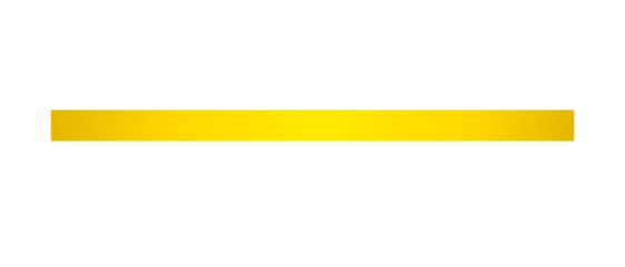 Long straight yellow ribbon isolated on transparent background. Horizontal clean ribbon in yellow color for banner design, holiday, gift boxes, greeting card, gift decoration design elements cutout