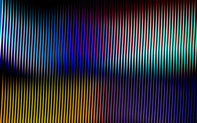 Abstract colorful vertical lines gradient background with glass effect