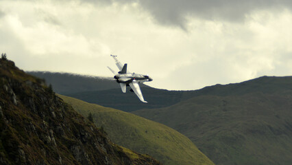 F18 Jet Fighter - Low Flying - Mach Loop - Wales - UK - September 2025 © Gareth Preston