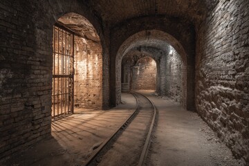 Fototapeta premium Ancient, arched tunnels