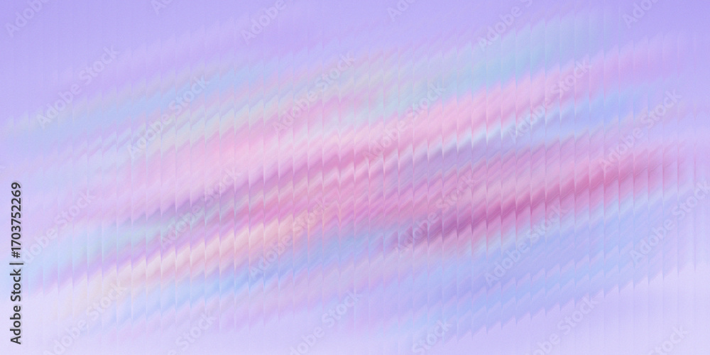 Poster dreamy abstract forms floating in a soft gradient of lavender and pink hues with subtle light accent