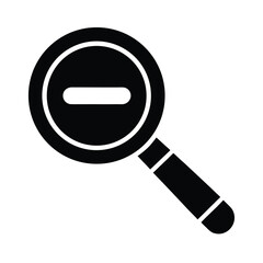 zoom out magnifier icon